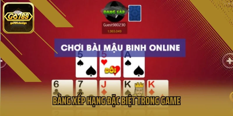 Bảng xếp hạng đặc biệt trong game