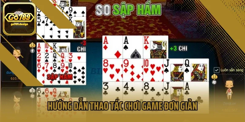 Hướng dẫn thao tác chơi game đơn giản