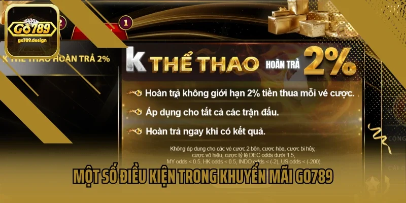 Một số điều kiện trong khuyến mãi GO789