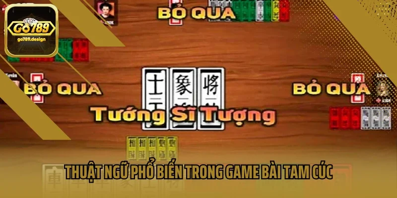 Thuật ngữ phổ biến trong game bài tam cúc